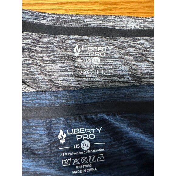 Liberty Pro Lot of 4 Moisture-Wicking T-Shirt Short Sleeve Crew Neck Size 3XL - Picture 11 of 12
